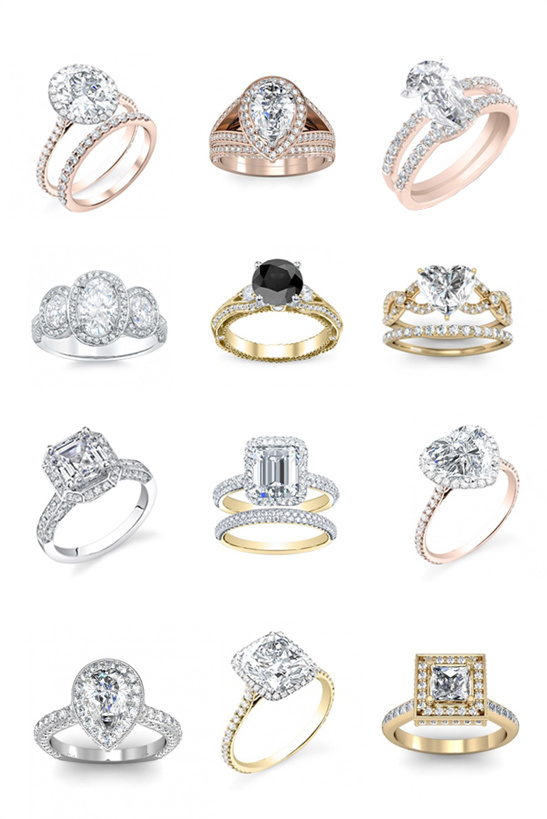 engagement rings for the glamorous bride