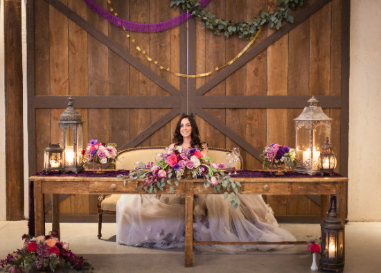 Rustic Orchid Wedding Inspiration