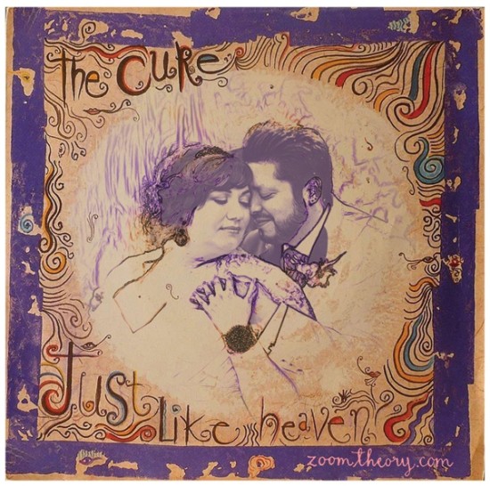 The Cure Just Like Heaven custom wedding portrait