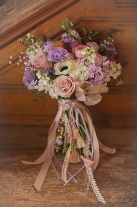 romantic bouquet by Recycled Love Story