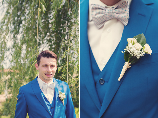 blue grooms suit