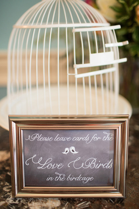 love birds birdcage for cards