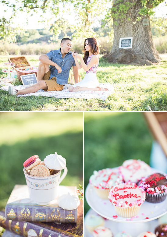 cupcakes and cookies picnic