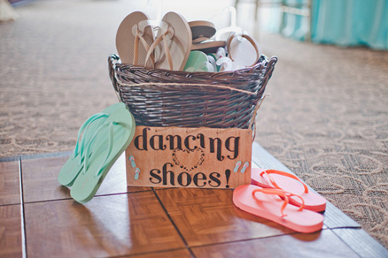 dancing shoes flip flops