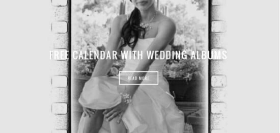 Free Calendar With Wedding Albums