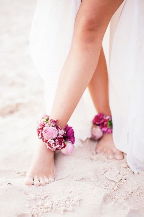 dress your ankles up with flowers