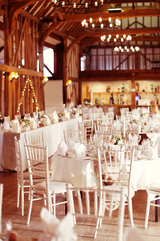 elegant indoors wedding reception