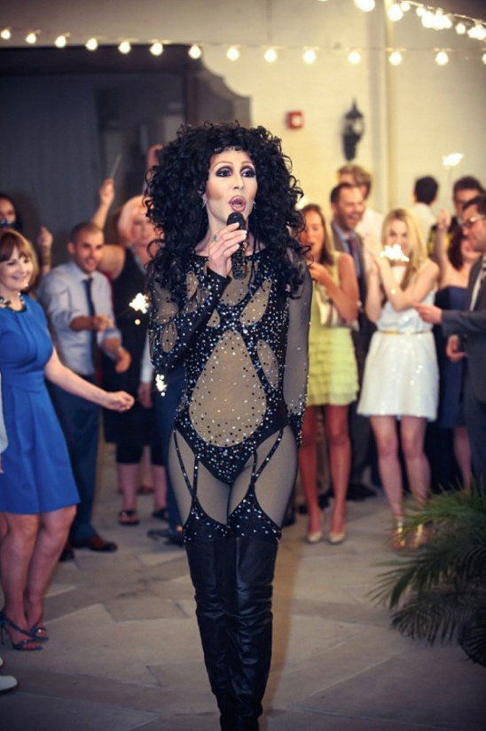 cher singing at a wedding