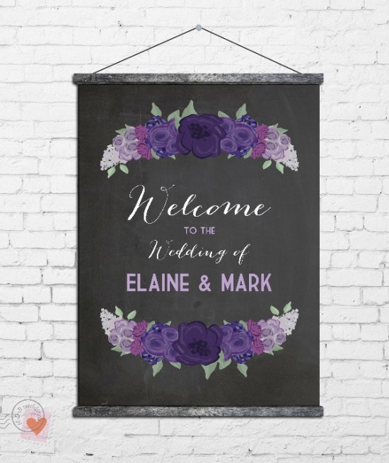 Print at Home- Custom Chalkboard Signs