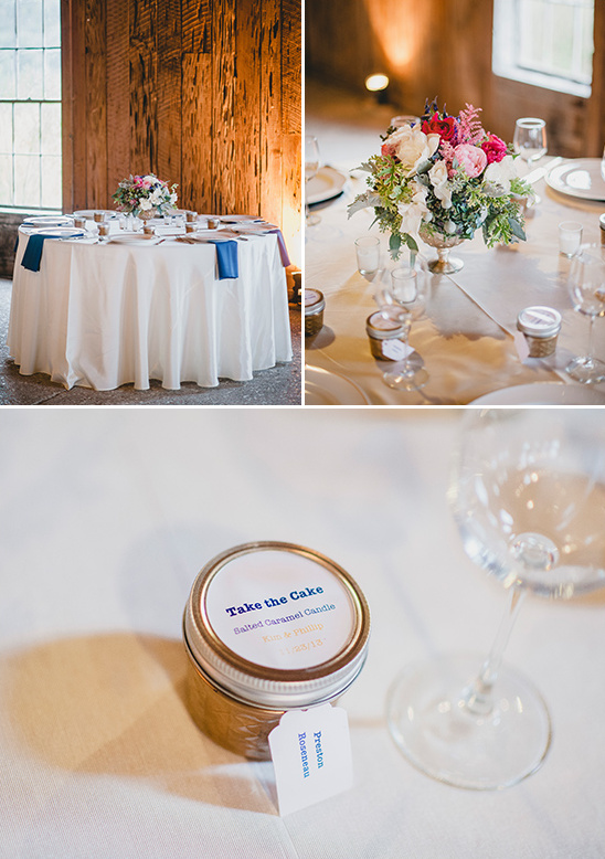 cake scented candle wedding favor
