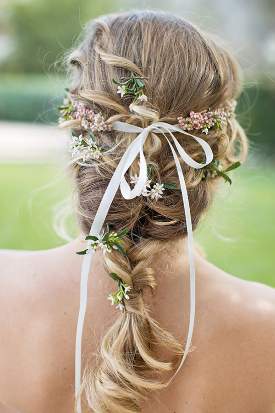 loose braided wedding hairstyle
