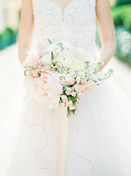 soft pastel bridal bouquet