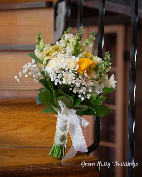 Vintage Yellow Bridal Bouquet