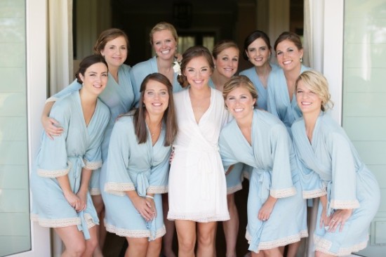 Wedding Day Robes for You and Your Bridesmaids