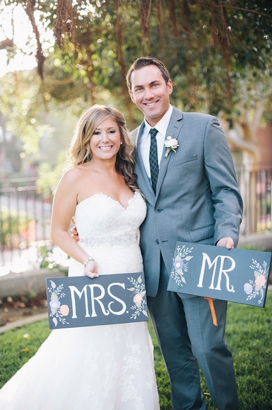 mr and mrs chalkboard signs