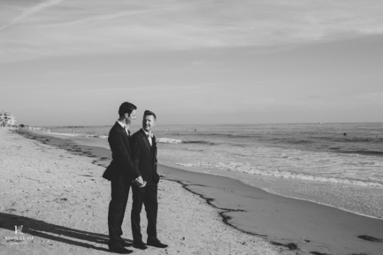 Bow Tie Themed Wedding at Hotel Seven4one Laguna Beach