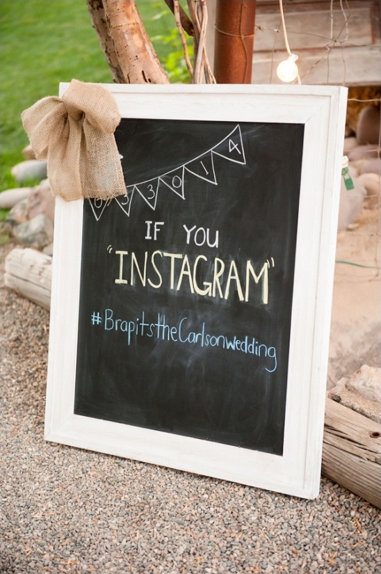 instagram chalkboard sign