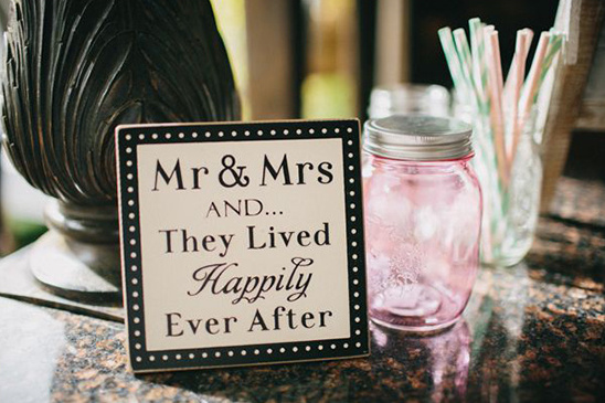 they lived happily ever after sign
