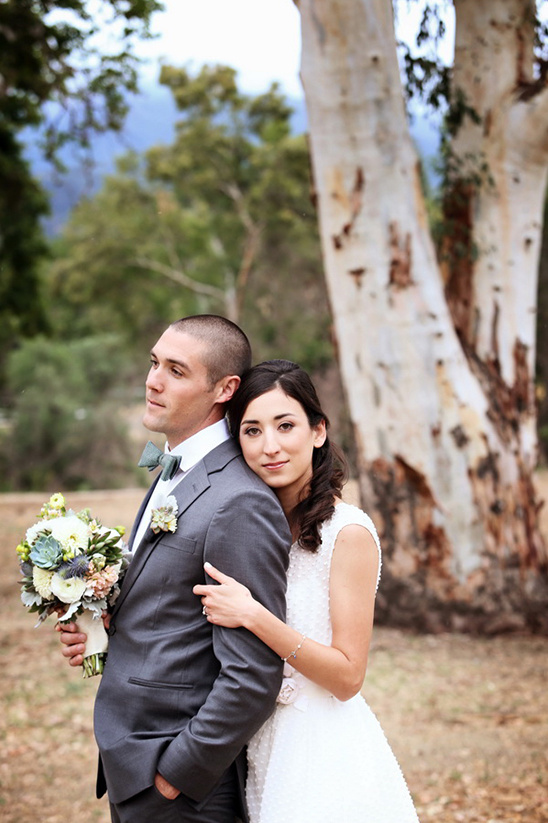 Mint and White Wedding In Malibu