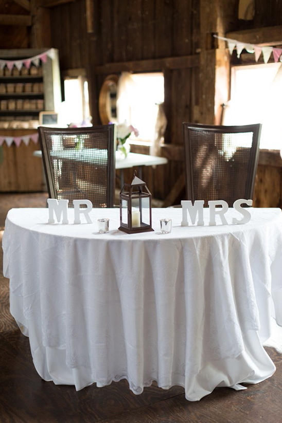 simple sweetheart table