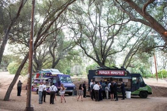 food truck catered wedding
