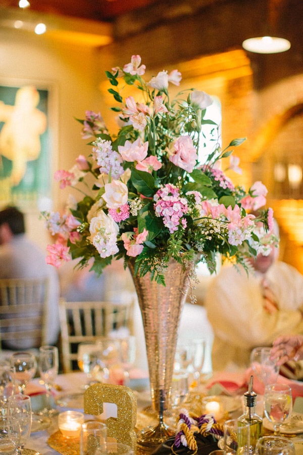 princess-pink-and-gold-wedding