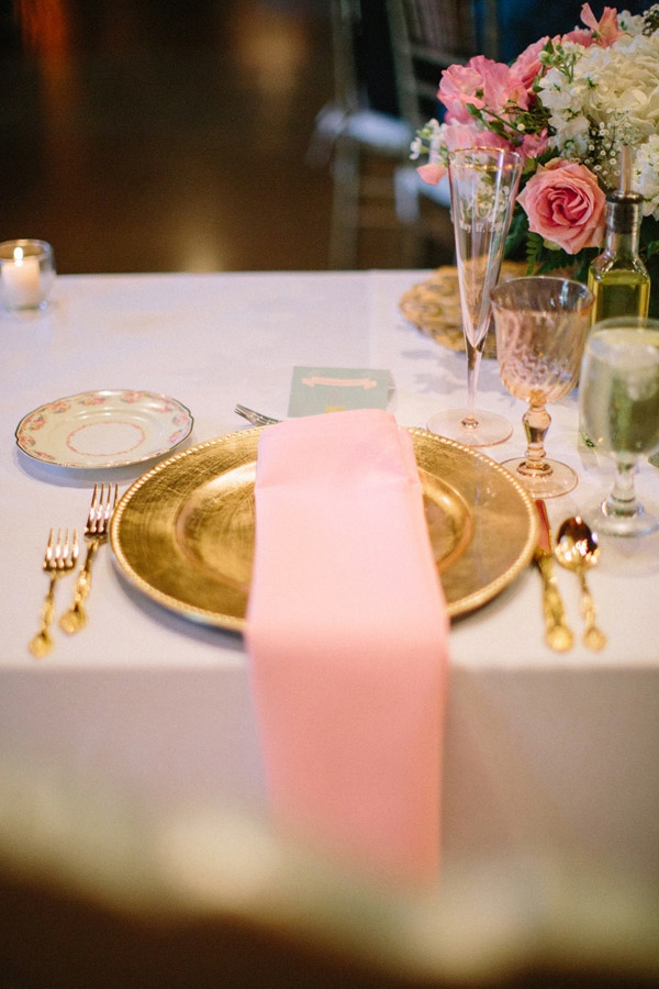 princess-pink-and-gold-wedding