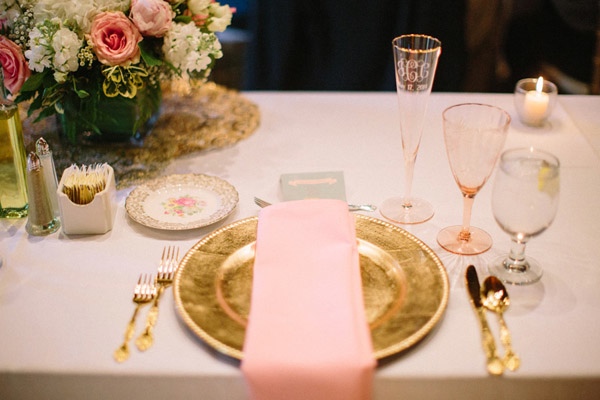 princess-pink-and-gold-wedding