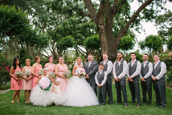 princess-pink-and-gold-wedding