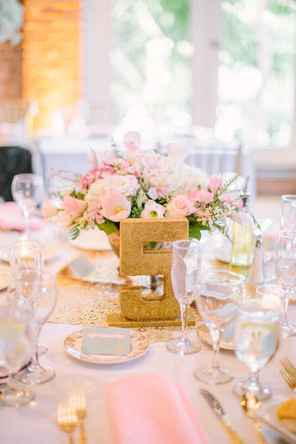 princess-pink-and-gold-wedding