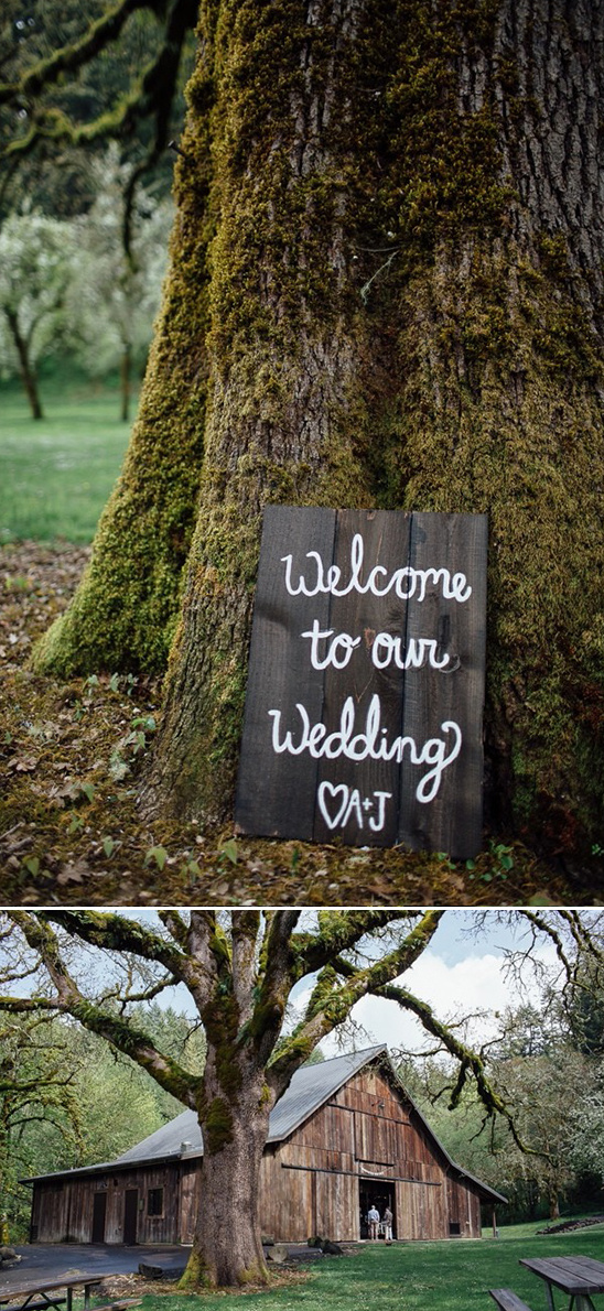 welcome to our wedding sign