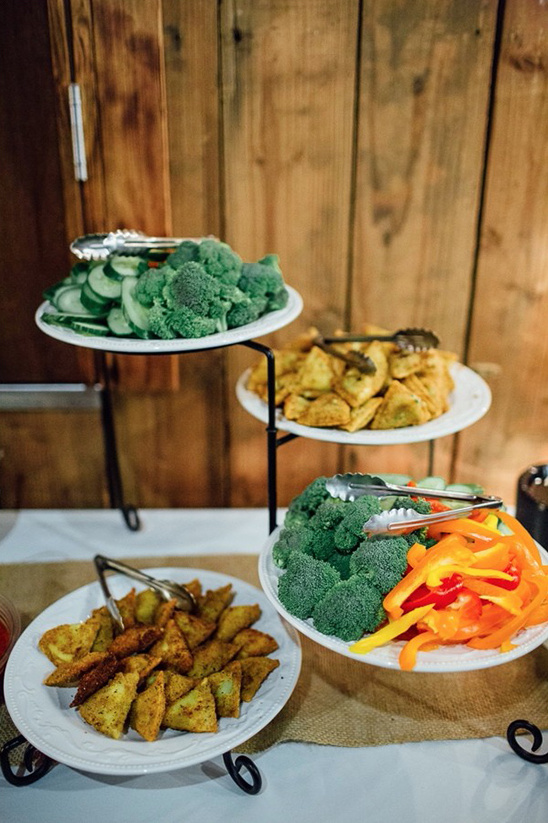 veggie plate wedding appetizers