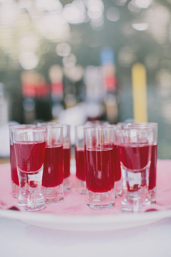 infused vodka for traditional wedding shots