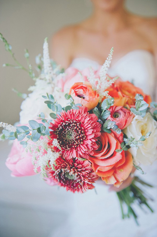 warm palette wedding bouquet