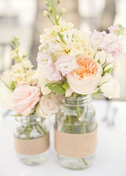 15 Mason Jar Wedding Ideas