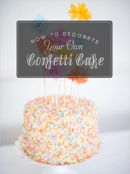Decorate Your Own Confetti Cake