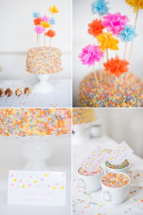 edible confetti cake