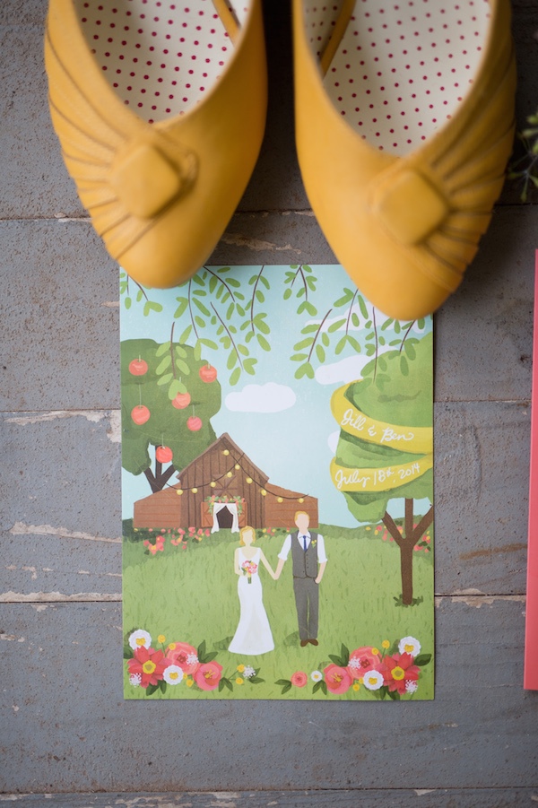 handmade-orange-and-yellow-wedding