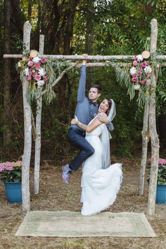 Hip Backyard Wedding