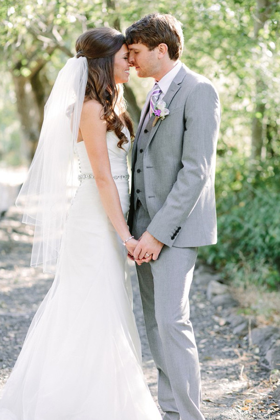 Lavender, Burlap, And Twine Wedding