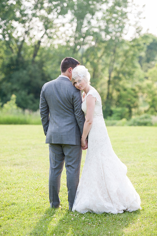 Pink Patterned Garden Wedding