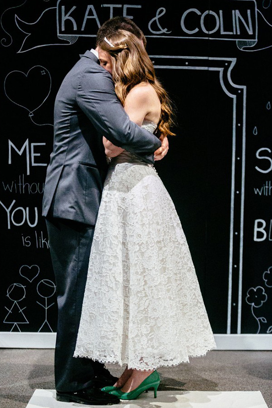 Bride and groom embracing on their wedding day, so much love