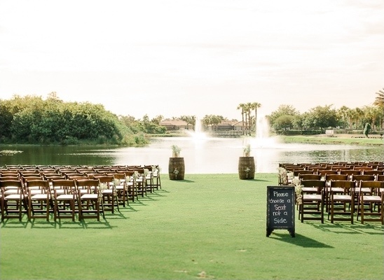 ceremony near the water