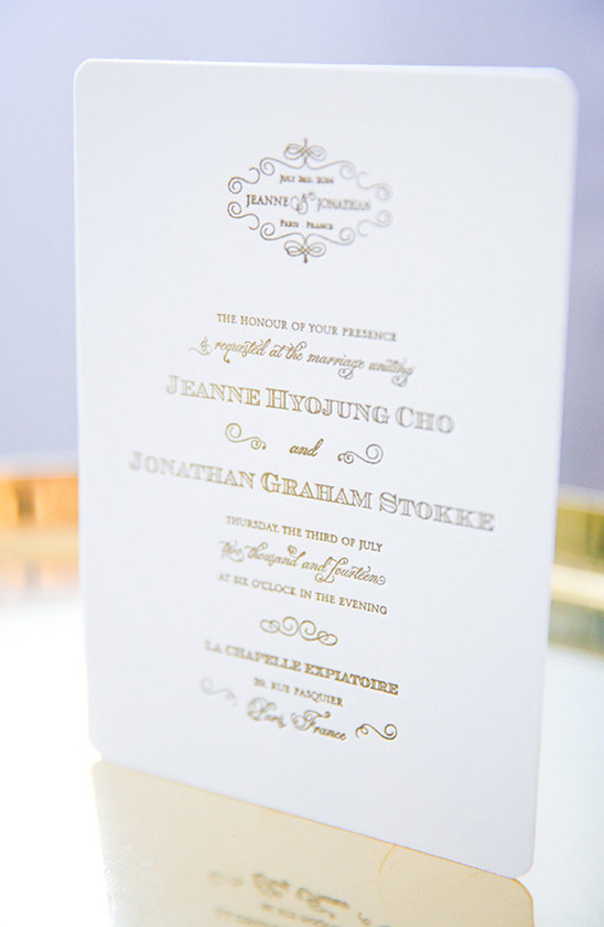 french wedding invite