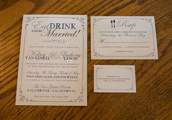 vintage wedding invites