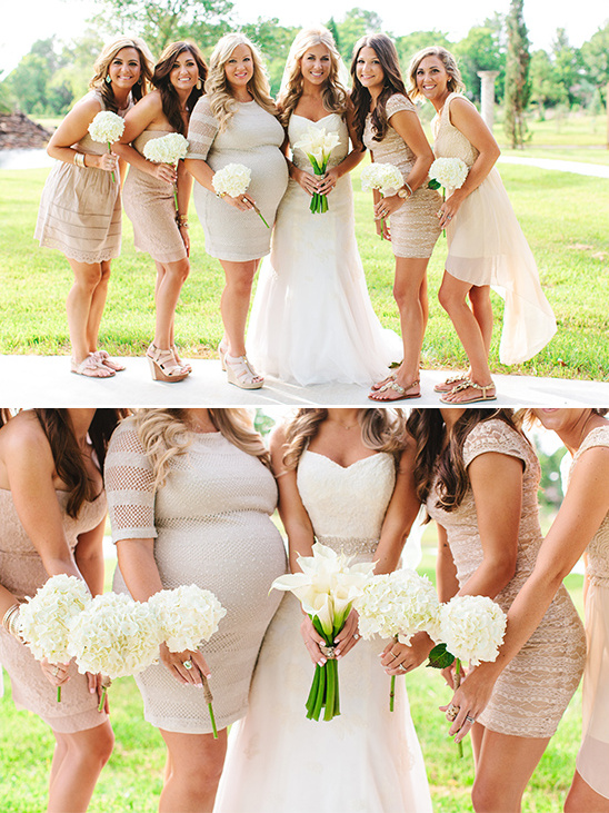 beige bridesmaid dresses