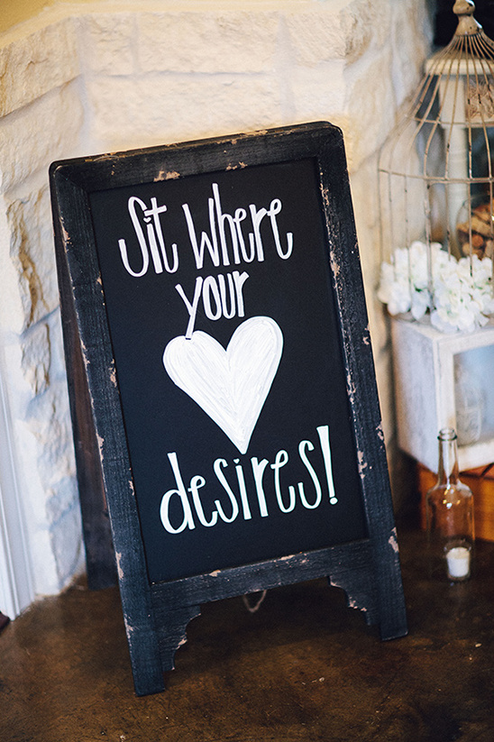 sit where your heart desires chalkboard
