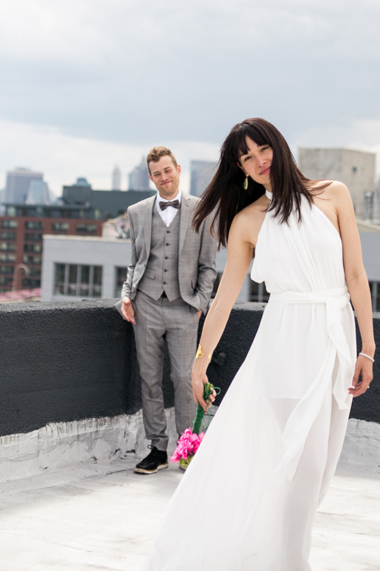 Spunky Rooftop Wedding