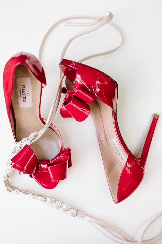 red Valentino wedding shoes