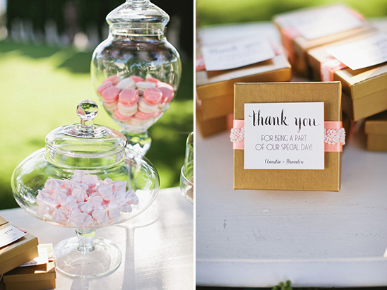 sweets and chocolate favors